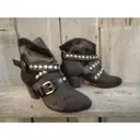 Ash Leather buckled boots for sale