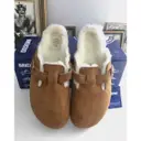 Birkenstock Leather mules & clogs for sale