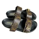 Bom Dia leather sandal Louis Vuitton