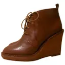 Brown Leather Ankle boots Marc by Marc Jacobs