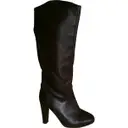 Brown Leather Boots Zara