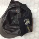 Leather cap Borsalino