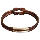 Brown Leather Bracelet Hermès
