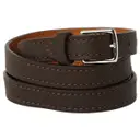 Brown Leather Bracelet Hermès