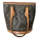 Bucket leather handbag Louis Vuitton
