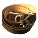 Leather belt Calvin Klein