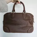 Leather bowling bag Carolina Herrera