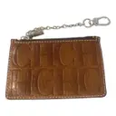 Leather card wallet Carolina Herrera