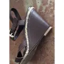 Leather sandals Carolina Herrera