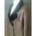 Leather coat Celine