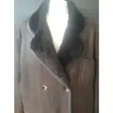 Leather coat Celine