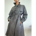 Leather trench coat Celine