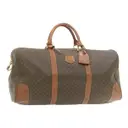 Leather travel bag Celine