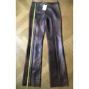 Leather trousers Celine