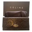 Leather wallet Celine - Vintage