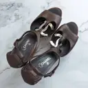 Leather sandal Chanel