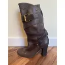 Leather riding boots Chloé