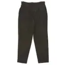 Christian Lacroix Leather carot pants for sale