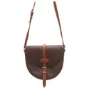 Brown Leather Clutch bag Louis Vuitton - Vintage