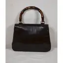 Buy Gucci Convertible Bamboo Top Handle leather handbag online - Vintage