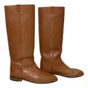 Leather riding boots Cristaseya