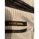 Buy Diesel Black Gold Leather biker jacket online