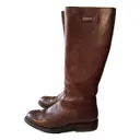 Leather riding boots Bikkembergs