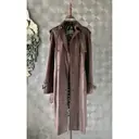 Leather trench coat Dolce & Gabbana