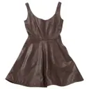 Brown Leather Dress Chloé