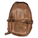 Leather backpack Eastpak