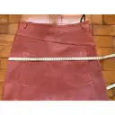 Fall Winter 2019 leather mini skirt Ba&sh