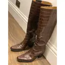 Ganni FW19 leather western boots for sale