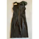 Buy Fendi Leather mid-length dress online