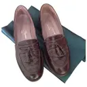 Brown Leather Flats Robert Clergerie