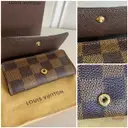 Flore leather key ring Louis Vuitton