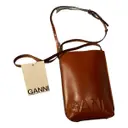 Leather crossbody bag Ganni