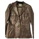 Leather blazer Gerard Darel