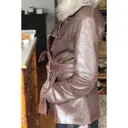 Leather trench coat Gerard Darel - Vintage