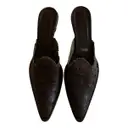 Leather mules & clogs GIANNI BARBATO