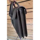 Leather satchel Giorgio Armani