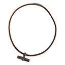 Glenan leather necklace Hermès