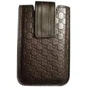 Leather iphone case Gucci