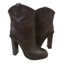 Leather ankle boots Gucci