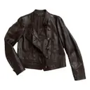 Leather biker jacket Gucci