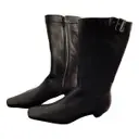 Leather riding boots Gucci