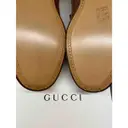 Leather flats Gucci