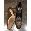 Leather heels Gucci