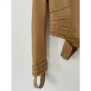 Leather short vest Gucci