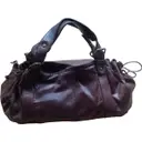 Brown Leather Handbag 24h Gerard Darel