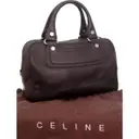 Brown Leather Handbag Boogie Celine